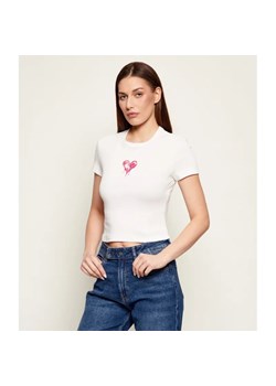 Hugo Blue T-shirt Dever_B_2 | Slim Fit ze sklepu Gomez Fashion Store w kategorii Bluzki damskie - zdjęcie 187984030