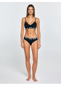 Stringi damskie bawełniane czarne Clarice 906 ze sklepu Big Star w kategorii Majtki damskie - zdjęcie 187984210