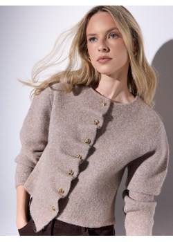 Mohito - Kardigan - beżowy ze sklepu Mohito w kategorii Swetry damskie - zdjęcie 187984284