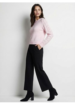 Mohito - Sweter z wełną alpaki - pastelowy różowy ze sklepu Mohito w kategorii Swetry damskie - zdjęcie 187984313