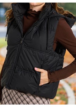 Sinsay - Kamizelka z kapturem - czarny ze sklepu Sinsay w kategorii Kamizelki damskie - zdjęcie 187984532