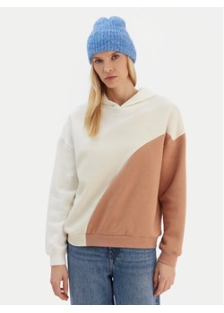 Roxy Bluza ERJFT04868 Beżowy Relaxed Fit ze sklepu MODIVO w kategorii Bluzy damskie - zdjęcie 187984730