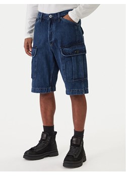 G-Star Raw Szorty jeansowe Bend 3D Cargo D26528-D788 Granatowy Relaxed Fit ze sklepu MODIVO w kategorii Spodenki męskie - zdjęcie 187984762