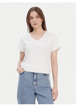 U.S. Polo Assn. T-Shirt WUP0635 Biały Classic Fit ze sklepu MODIVO w kategorii Bluzki damskie - zdjęcie 187984764