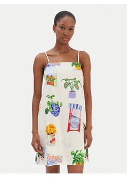 Seafolly Sukienka letnia La Boca 55652-DR Écru Regular Fit ze sklepu MODIVO w kategorii Sukienki - zdjęcie 187984772