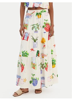 Seafolly Spódnica maxi La Boca 55650-SK Écru Regular Fit ze sklepu MODIVO w kategorii Spódnice - zdjęcie 187984810