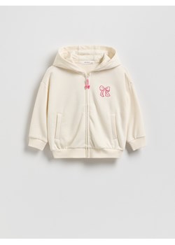 Reserved - Bluza z kapturem - złamana biel ze sklepu Reserved w kategorii Bluzy dziewczęce - zdjęcie 187985364