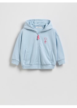 Reserved - Bluza z kapturem - jasnoniebieski ze sklepu Reserved w kategorii Bluzy dziewczęce - zdjęcie 187985370