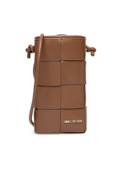 Torebka na telefon Gino Rossi BFT231202 Brązowy ze sklepu eobuwie.pl w kategorii Listonoszki - zdjęcie 187985650