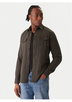 G-Star Raw Koszula Marine D24963-D454 Szary Slim Fit ze sklepu MODIVO w kategorii Koszule męskie - zdjęcie 187986354