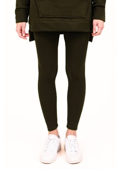 Vivisence 9106 legginsy prążkowane z bawełny zielony ze sklepu kontri.pl w kategorii Spodnie damskie - zdjęcie 187986803