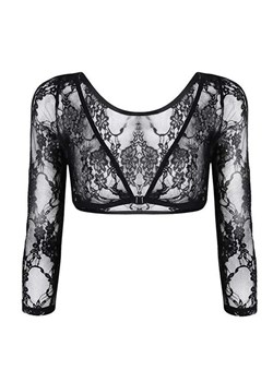 Damski koronkowy top - Czarny S ze sklepu Intimica.pl w kategorii Bluzki damskie - zdjęcie 187987231