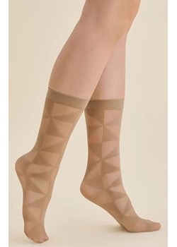 Cienkie skarpetki damskie w trójkąty beżowe Syla, Kolor beżowy, Rozmiar uniwersalny, Gabriella ze sklepu Primodo w kategorii Skarpetki damskie - zdjęcie 187987474