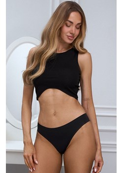 Bezszwowe figi damskie czarne BASIC, Kolor czarny, Rozmiar S, PURE SIN ze sklepu Primodo w kategorii Majtki damskie - zdjęcie 187987580
