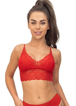 Donna czerwony top koronkowy na ramiączkach 244, Kolor czerwony, Rozmiar S, Donna ze sklepu Intymna w kategorii Biustonosze - zdjęcie 187987952