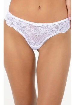Stringi damskie białe z włoskiej koronki 2646 Karina, Kolor biały, Rozmiar S, KLEO ze sklepu Intymna w kategorii Majtki damskie - zdjęcie 187988012