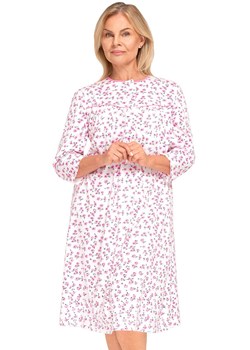 Bawełniana koszula nocna damska Bogna II 204 31, Kolor biało-różowy, Rozmiar L, MARTEL ze sklepu Intymna w kategorii Koszule nocne - zdjęcie 187988064