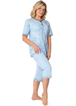 Bawełniana piżama damska Pola I 256 21, Kolor niebieski-wzór, Rozmiar 2XL, MARTEL ze sklepu Intymna w kategorii Piżamy damskie - zdjęcie 187988072