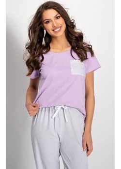 Piżama damska z długimi spodniami Caroline, Kolor fioletowo-szary, Rozmiar S, Momenti per me ze sklepu Intymna w kategorii Piżamy damskie - zdjęcie 187988130
