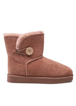 Śniegowce Nelli Blu CS123D Brązowy ze sklepu eobuwie.pl w kategorii Buty zimowe dziecięce - zdjęcie 187988672
