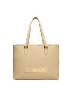 Torebka LOVE MOSCHINO JC4190PP1OKD0129 Beżowy ze sklepu eobuwie.pl w kategorii Torby Shopper bag - zdjęcie 187988681