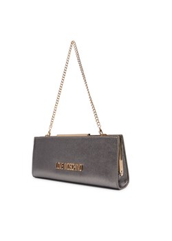 Torebka LOVE MOSCHINO JC4144PP1OLS0910 Szary ze sklepu eobuwie.pl w kategorii Kopertówki - zdjęcie 187988692