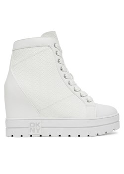 Sneakersy DKNY Clary K1603246 Biały ze sklepu eobuwie.pl w kategorii Buty sportowe damskie - zdjęcie 187988704