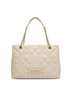 Torebka LOVE MOSCHINO JC4145PP1OLA0110 Écru ze sklepu eobuwie.pl w kategorii Torebki damskie - zdjęcie 187988711