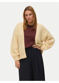 Vero Moda Kardigan Maybe 10273101 Żółty Oversize ze sklepu MODIVO w kategorii Swetry damskie - zdjęcie 187989161