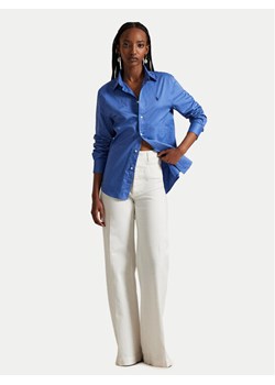 Polo Ralph Lauren Koszula 211A92177011 Niebieski Classic Fit ze sklepu MODIVO w kategorii Koszule damskie - zdjęcie 187989193