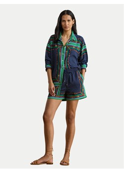 LAUREN RALPH LAUREN Szorty materiałowe 200B20822001 Granatowy Regular Fit ze sklepu MODIVO w kategorii Szorty - zdjęcie 187989223