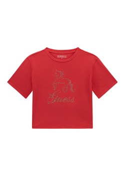 Guess T-Shirt J6RI38 K6YW4 Czerwony Regular Fit ze sklepu MODIVO w kategorii T-shirty chłopięce - zdjęcie 187989261
