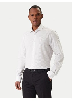 Tommy Hilfiger Koszula MW0MW41660 Biały Slim Fit ze sklepu MODIVO w kategorii Koszule męskie - zdjęcie 187989320