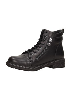 Czarne skórzane botki damskie zimowe T.Sokolski Z22-224 ze sklepu suzana.pl w kategorii Botki - zdjęcie 187990243