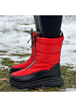 Czerwone śniegowce damskie zimowe Potocki 16064 ze sklepu suzana.pl w kategorii Śniegowce damskie - zdjęcie 187990323