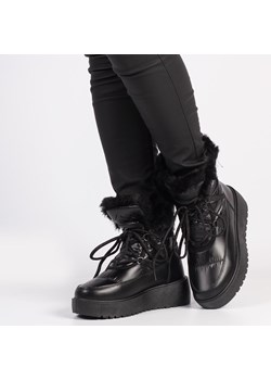 Czarne zimowe śniegowce damskie DiA Hy02 ze sklepu suzana.pl w kategorii Śniegowce damskie - zdjęcie 187990344