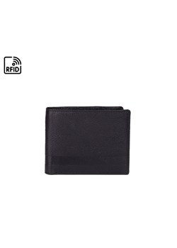 Czarny portfel skórzany AREK ze sklepu Słoń Torbalski w kategorii Portfele męskie - zdjęcie 187990700