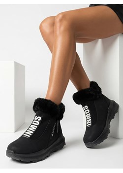 Valentina Czarne Botki Z Futerkiem ze sklepu royalfashion.pl w kategorii Botki - zdjęcie 187990842
