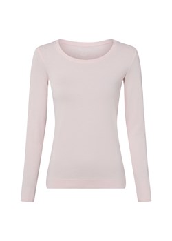Marie Lund Damska koszulka z długim rękawem Kobiety Dżersej różowy jednolity ze sklepu vangraaf w kategorii Bluzki damskie - zdjęcie 187990863