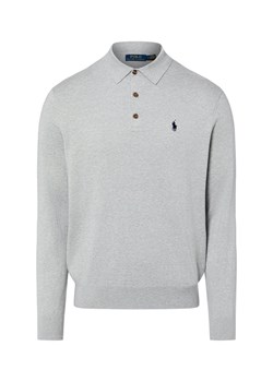 Polo Ralph Lauren Męska koszulka polo Mężczyźni Bawełna jasny szary marmurkowy ze sklepu vangraaf w kategorii T-shirty męskie - zdjęcie 187990880