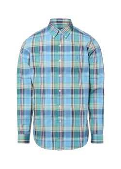 Polo Ralph Lauren Koszula męska - Custom Fit Mężczyźni Regular Fit Bawełna niebieski w kratkę ze sklepu vangraaf w kategorii Koszule męskie - zdjęcie 187990882