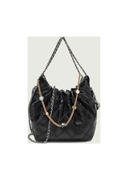 TORY BURCH Skórzana torebka na ramię Fleming ze sklepu Gomez Fashion Store w kategorii Torebki hobo - zdjęcie 187990971