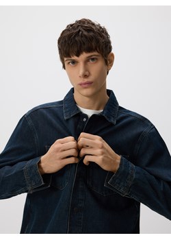 Reserved - Jeansowa koszula comfort fit - indigo jeans ze sklepu Reserved w kategorii Koszule męskie - zdjęcie 187991802