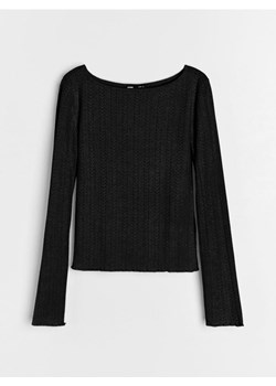 Sinsay - Bluzka z długimi rękawami - czarny ze sklepu Sinsay w kategorii Bluzki damskie - zdjęcie 187992170