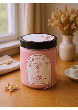 Sinsay - Świeczka zapachowa Lotus & Lily - różowy ze sklepu Sinsay w kategorii Świeczniki - zdjęcie 187992232