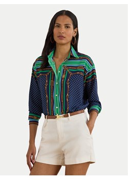LAUREN RALPH LAUREN Koszula 200P03687001 Kolorowy Relaxed Fit ze sklepu MODIVO w kategorii Koszule damskie - zdjęcie 187992581