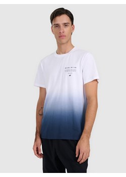 Męski t-shirt z nadrukiem 4F 4FRAW25TTSHM3226 - granatowy ze sklepu Sportstylestory.com w kategorii T-shirty męskie - zdjęcie 187993293