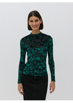 Reserved - Longsleeve regular ze wzorem - morski ze sklepu Reserved w kategorii Bluzki damskie - zdjęcie 187993371