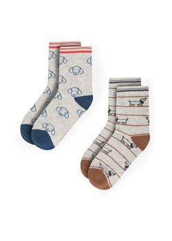 Skarpety długie Action Boy 8KB-001-AW23 (2-pack) Niebieski ze sklepu eobuwie.pl w kategorii Skarpetki dziecięce - zdjęcie 187993512