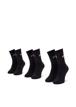 Skarpety długie Puma 907934 r. 35/38 Czarny ze sklepu eobuwie.pl w kategorii Skarpetki męskie - zdjęcie 187993550